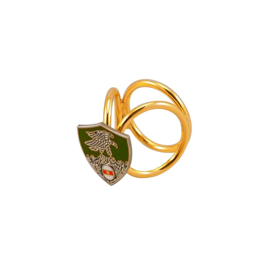 FERMAFOULARD SMALTO LEVIGATO COMANDO TRUPPE ALPINE E.I.