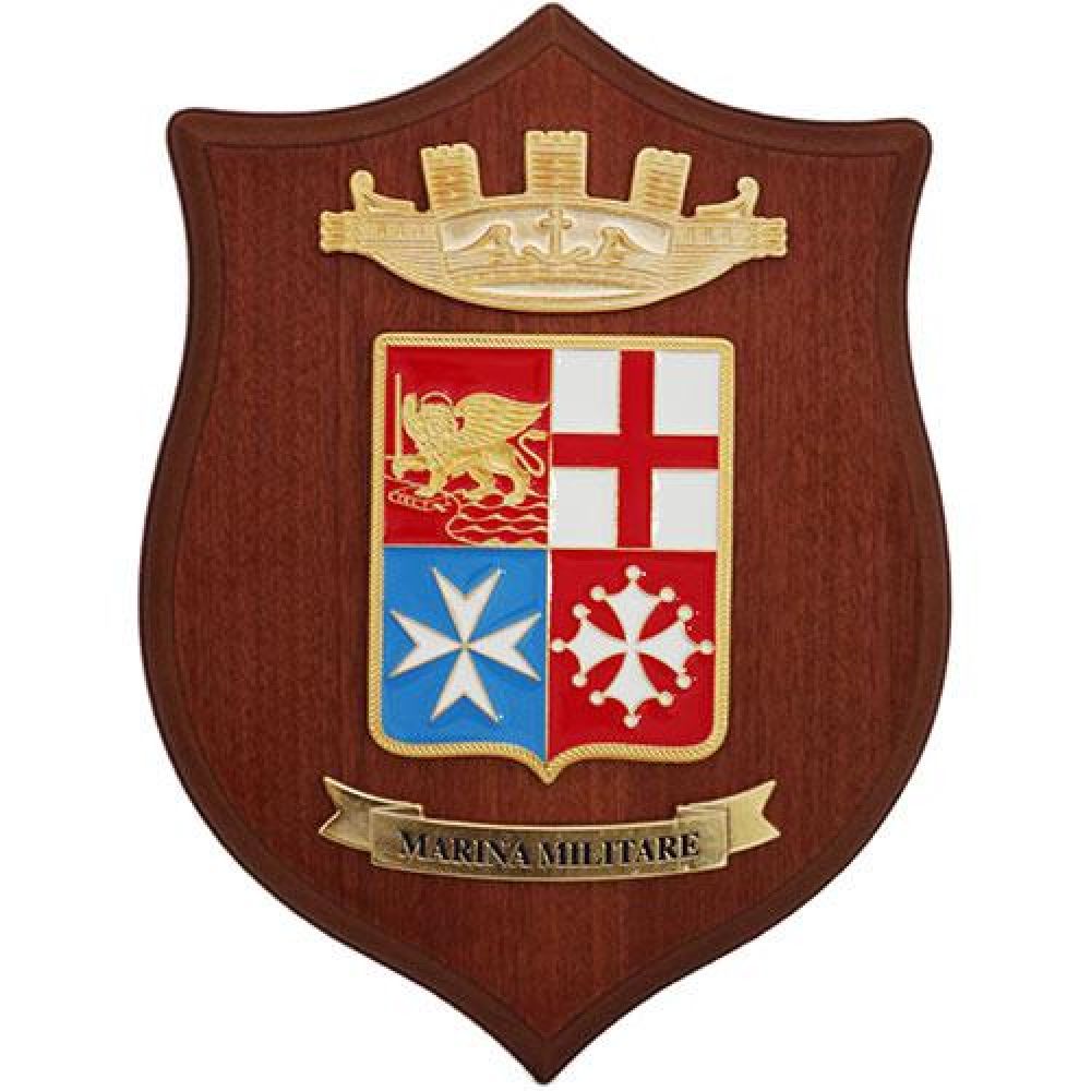 CREST IN METALLO SMALTATO M.M.