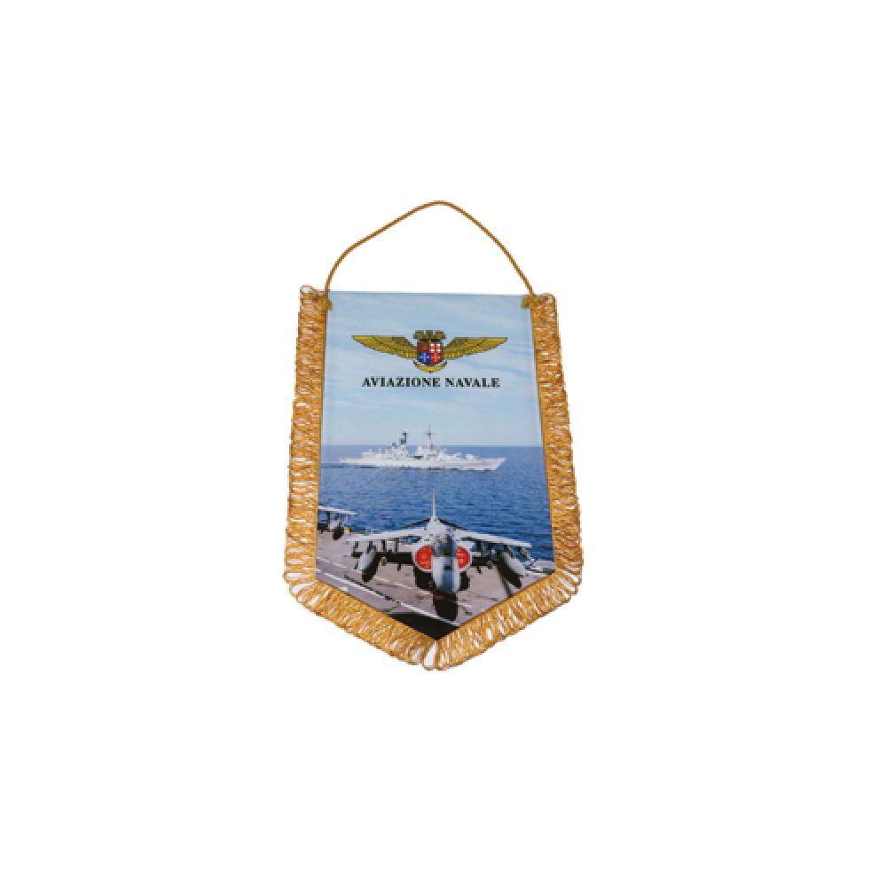 GAGLIARDETTO PENTAGONALE 28X20 CM A.N.