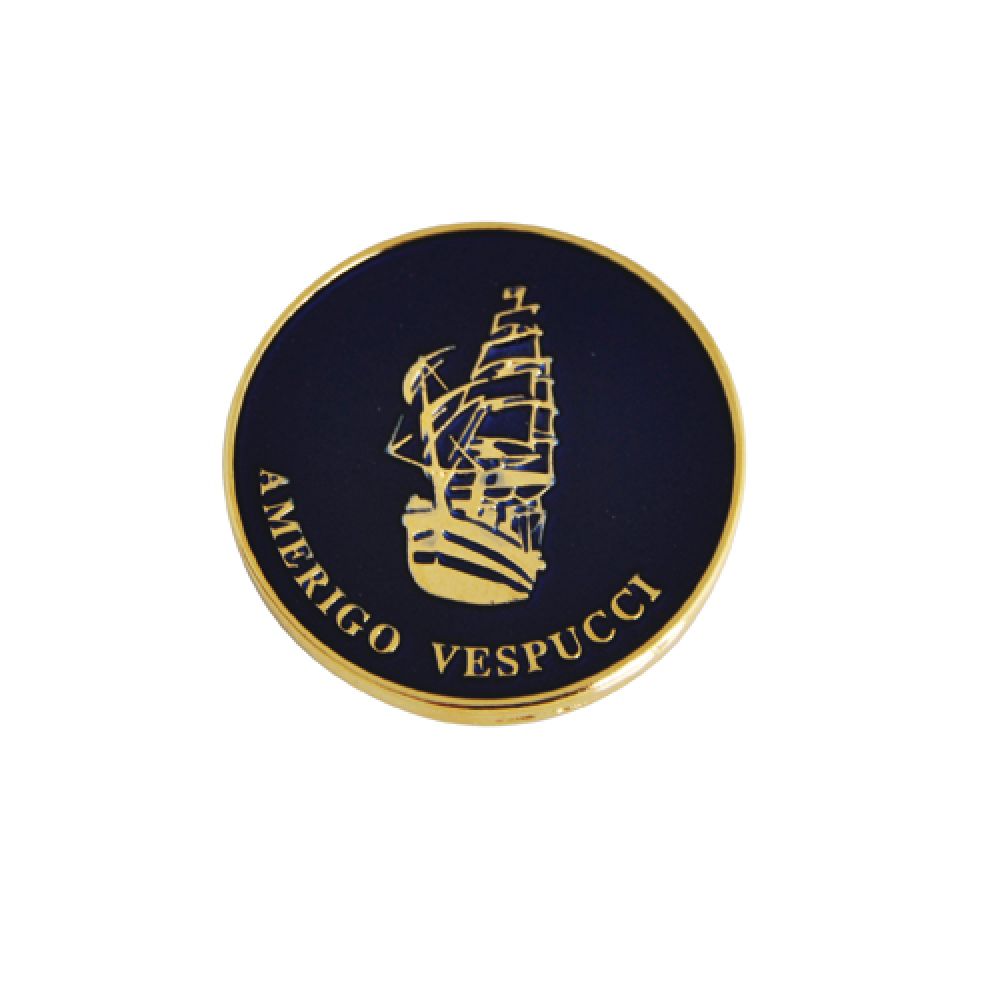 MAGNETE IN METALLO SMALTATO A FREDDO A. VESPUCCI
