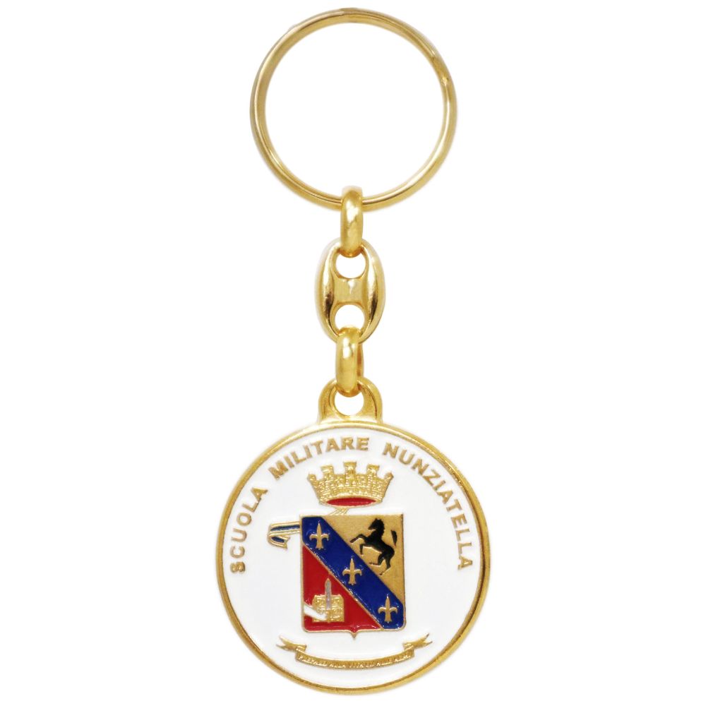 PORTACHIAVI IN METALLO SMALTATO SCUOLA MILITARE NUNZIATELLA E.I.