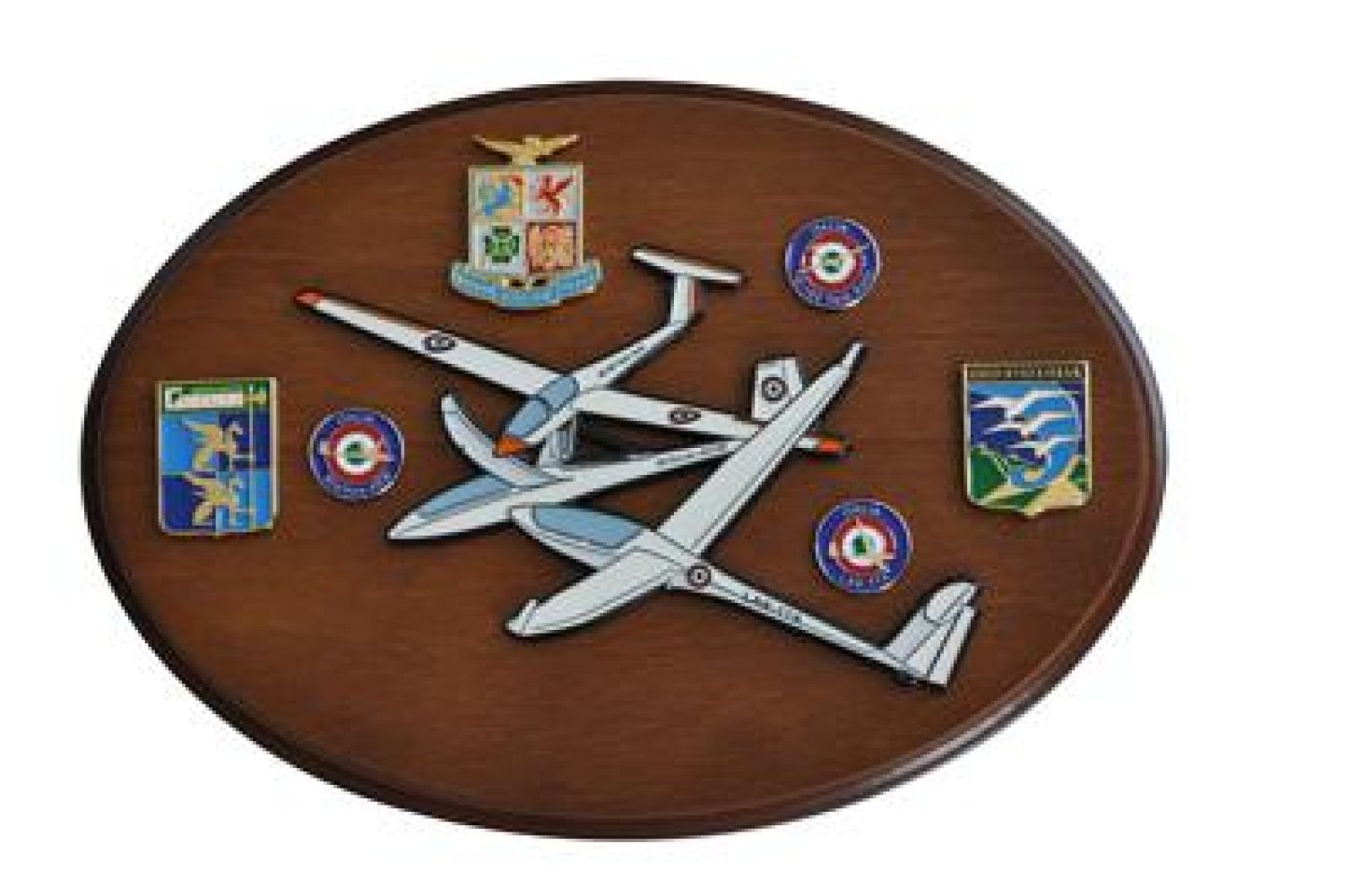 CREST IN METALLO SMALTATO A.M. AEREI GROB G103 TWIN ASTIR II - LAK - 17A