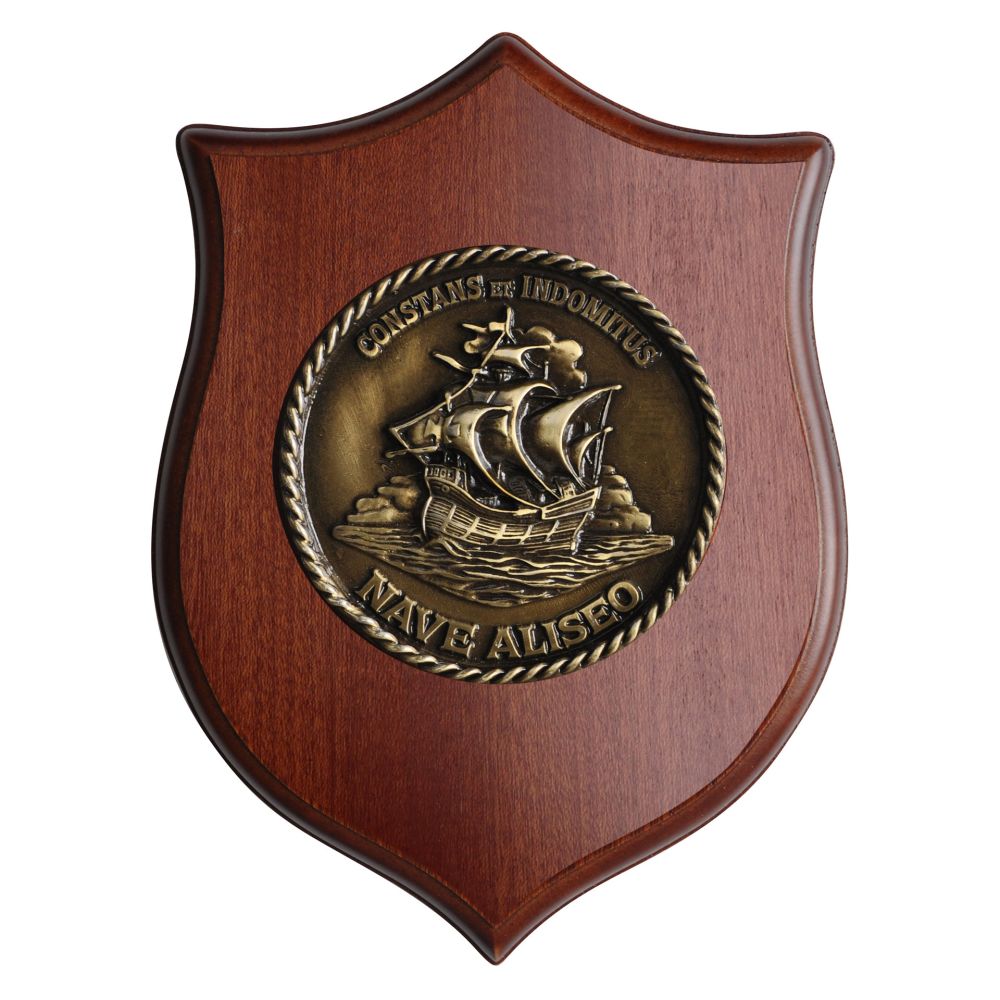 CREST IN METALLO M.M. NAVE ALISEO