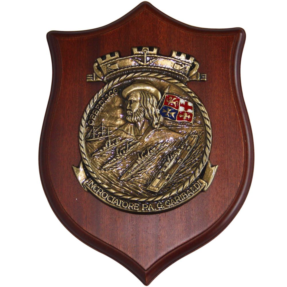 CREST IN METALLO SMALTATO M.M. GARIBALDI