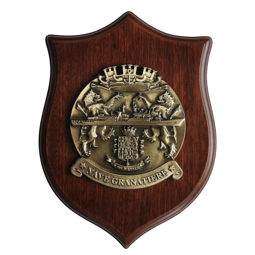 CREST IN METALLO M.M. NAVE GRANATIERE
