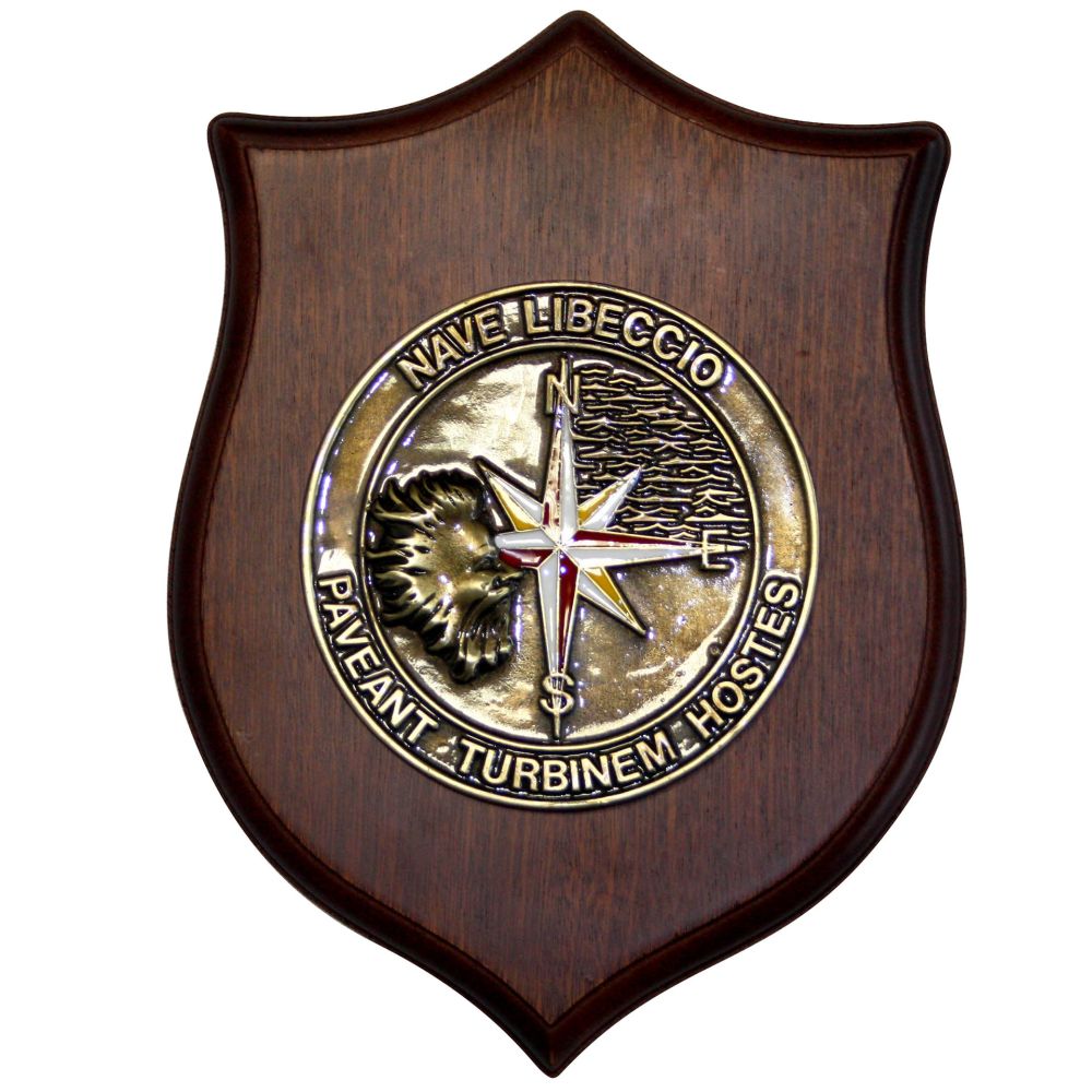 CREST IN METALLO M.M. NAVE LIBECCIO