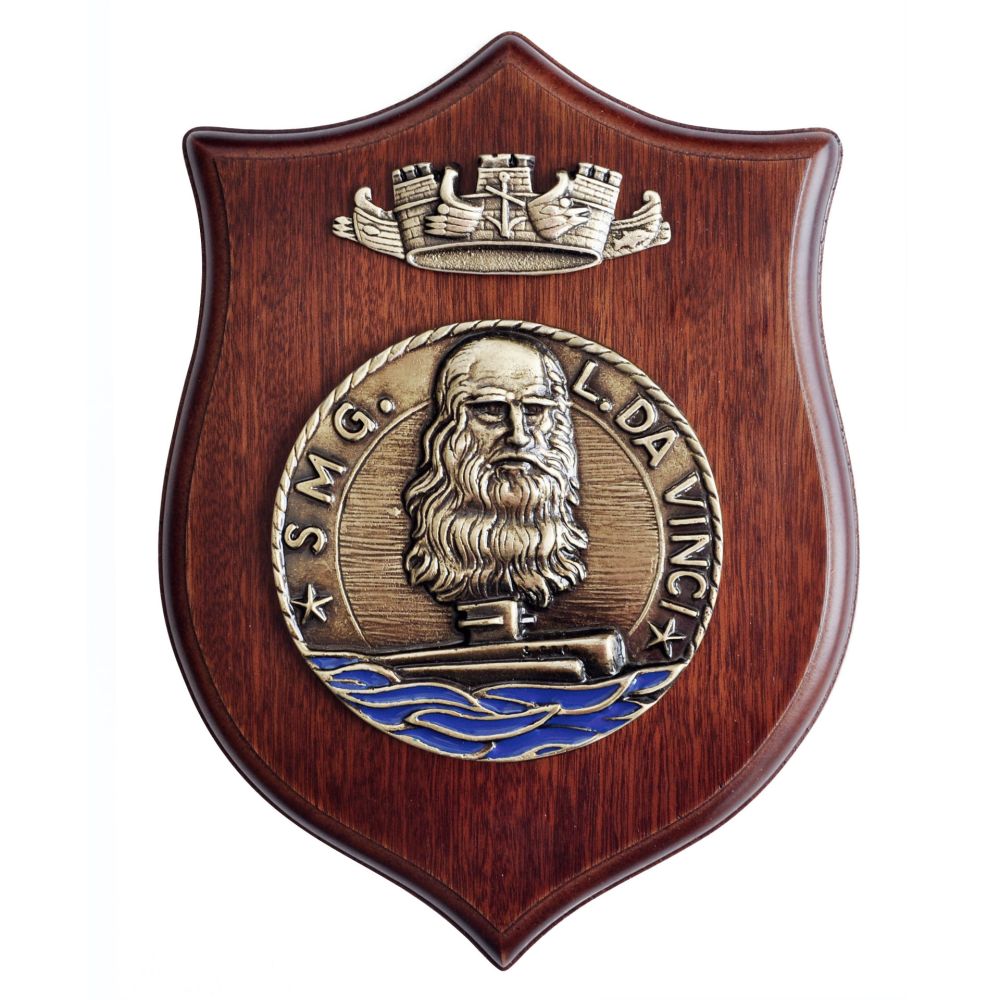 CREST IN METALLO M.M. SMG DA VINCI