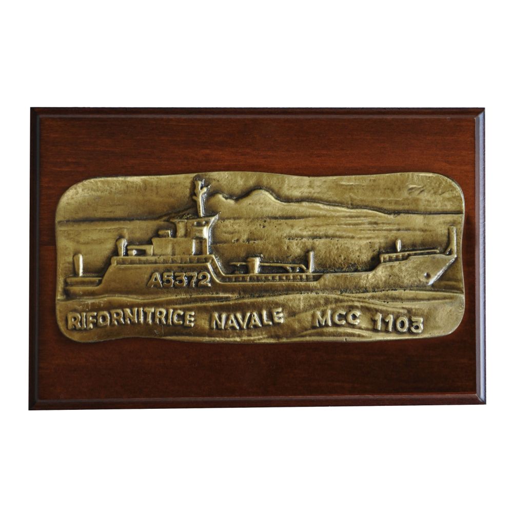 CREST IN METALLO M.M. NAVE MCC 1103