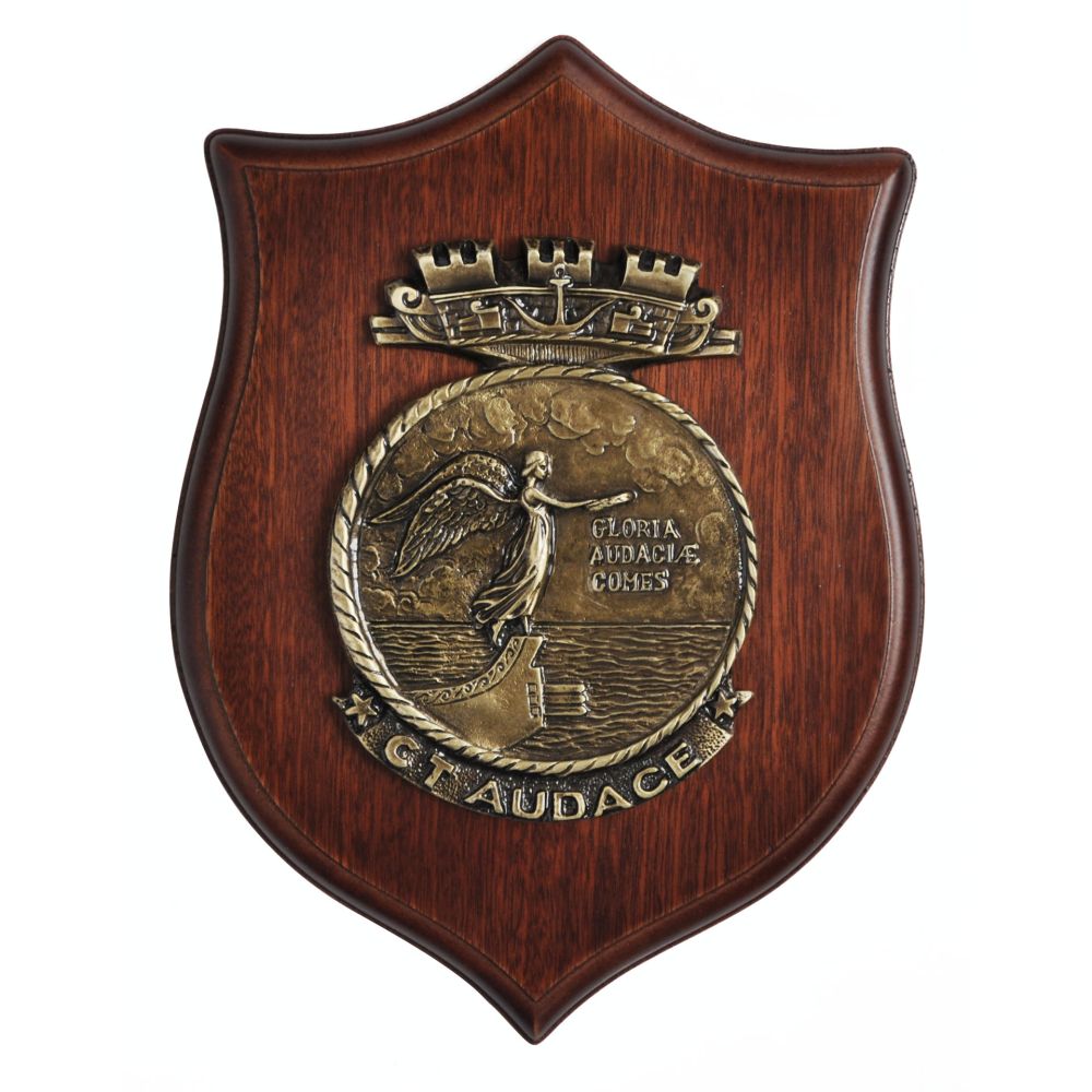 CREST IN METALLO M.M. NAVE AUDACE