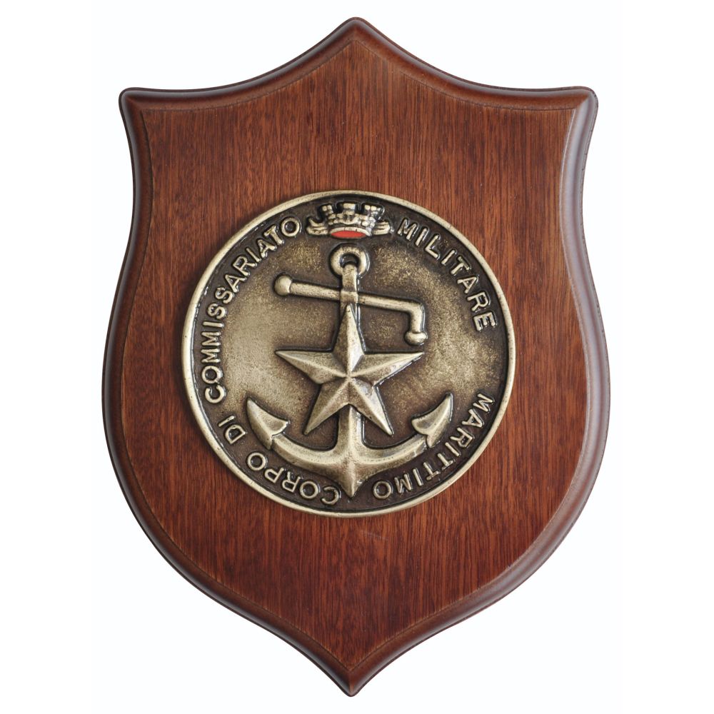 CREST IN METALLO M.M. CORPO DI COMMISSARIATO