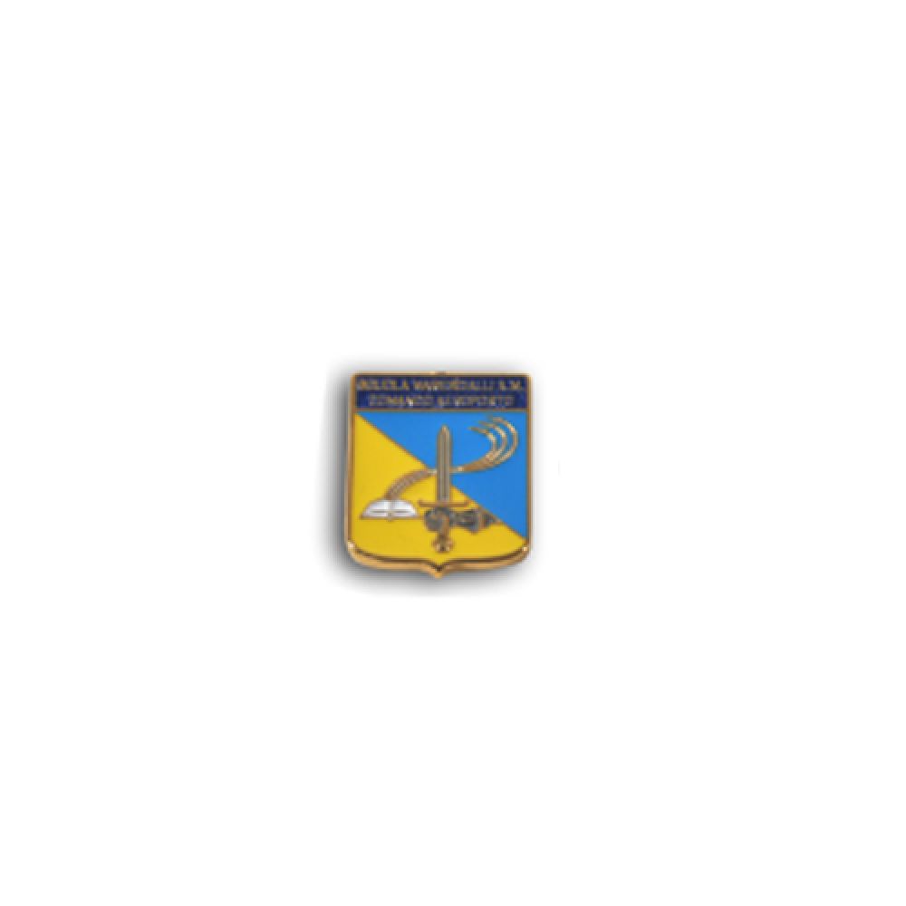 DISTINTIVO METALLO SMALTATO 13X15MM S.M.