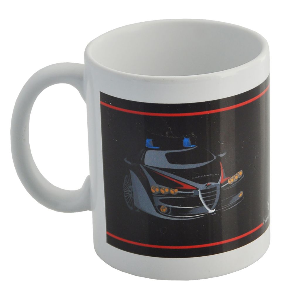 TAZZA MUG IN CERAMICA DA COLLEZIONE MACCHINA RADIOMOBILE CARABINIERI