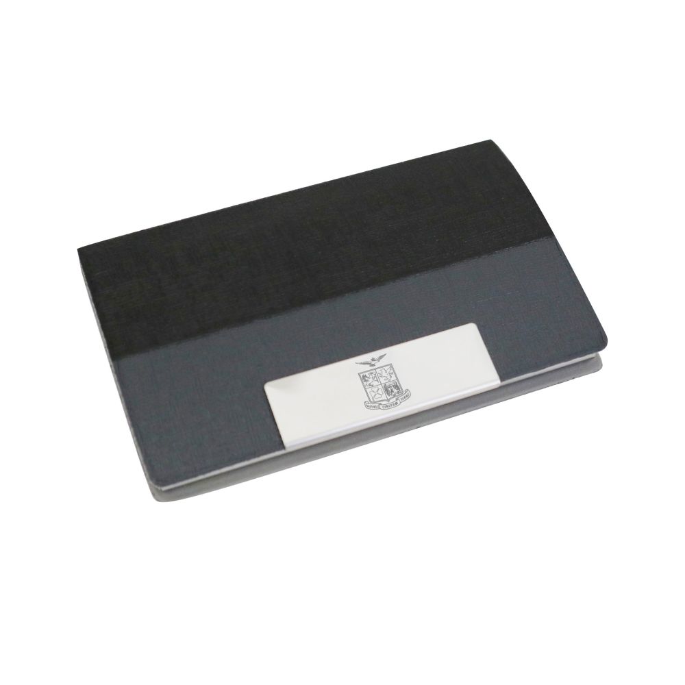 PORTABIGLIETTI METALLICO CON STEMMA ARALDICO A.M.