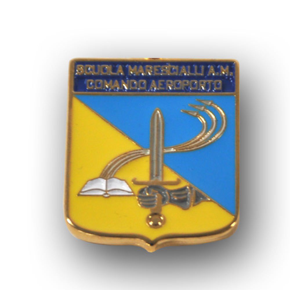 SPILLA DA DIVISA IN METALLO SMALTATO 26X32MM S.M.