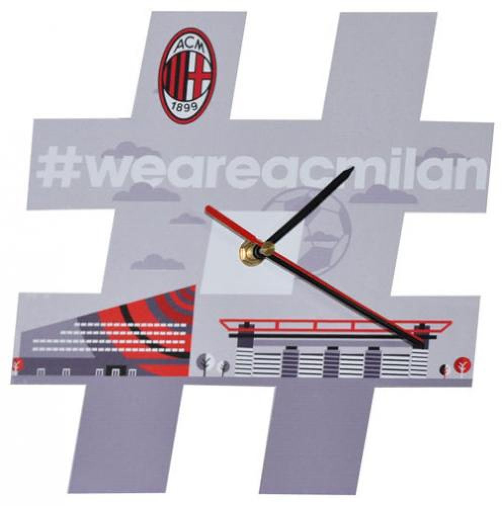 OROLOGIO DA PARETE IN PLEXIGLASS WEAREACMILAN