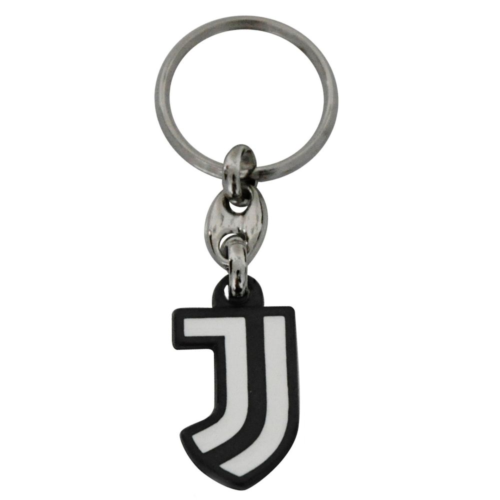 PORTACHIAVI IN METALLO SMALTATO LOGO UFFICIALE JUVENTUS