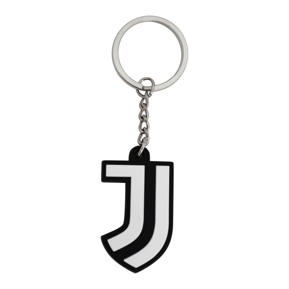 PORTACHIAVI GOMMA MORBIDA LOGO UFFICIALE JUVENTUS