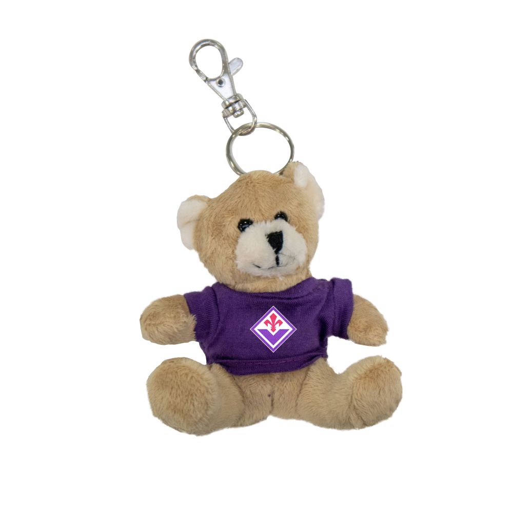 PORTACHIAVI ORSETTO PELUCHE H 8 CM FORZA VIOLA