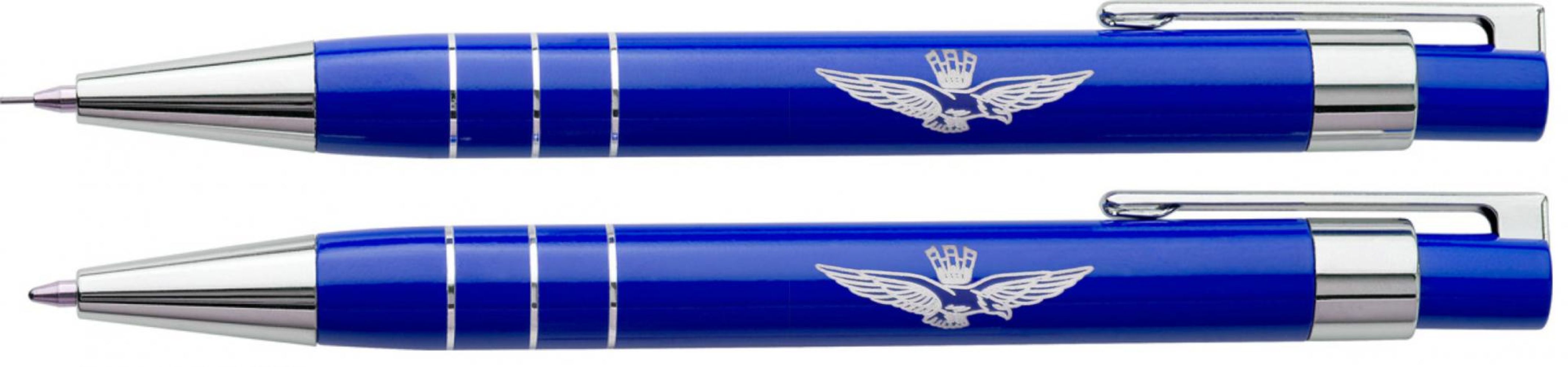 SET PENNA A SFERA E PORTAMINE IN ASTUCCIO IN LATTA NON PERSONALIZZATO, D