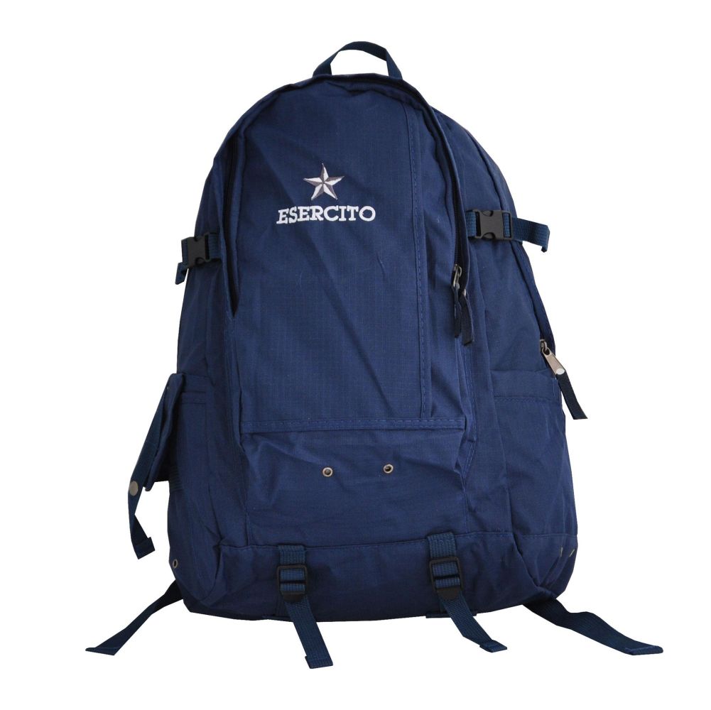 ZAINO BLU NAVY IN POLIESTERE 210D RIPSTOP ESERCITO ITALIANO