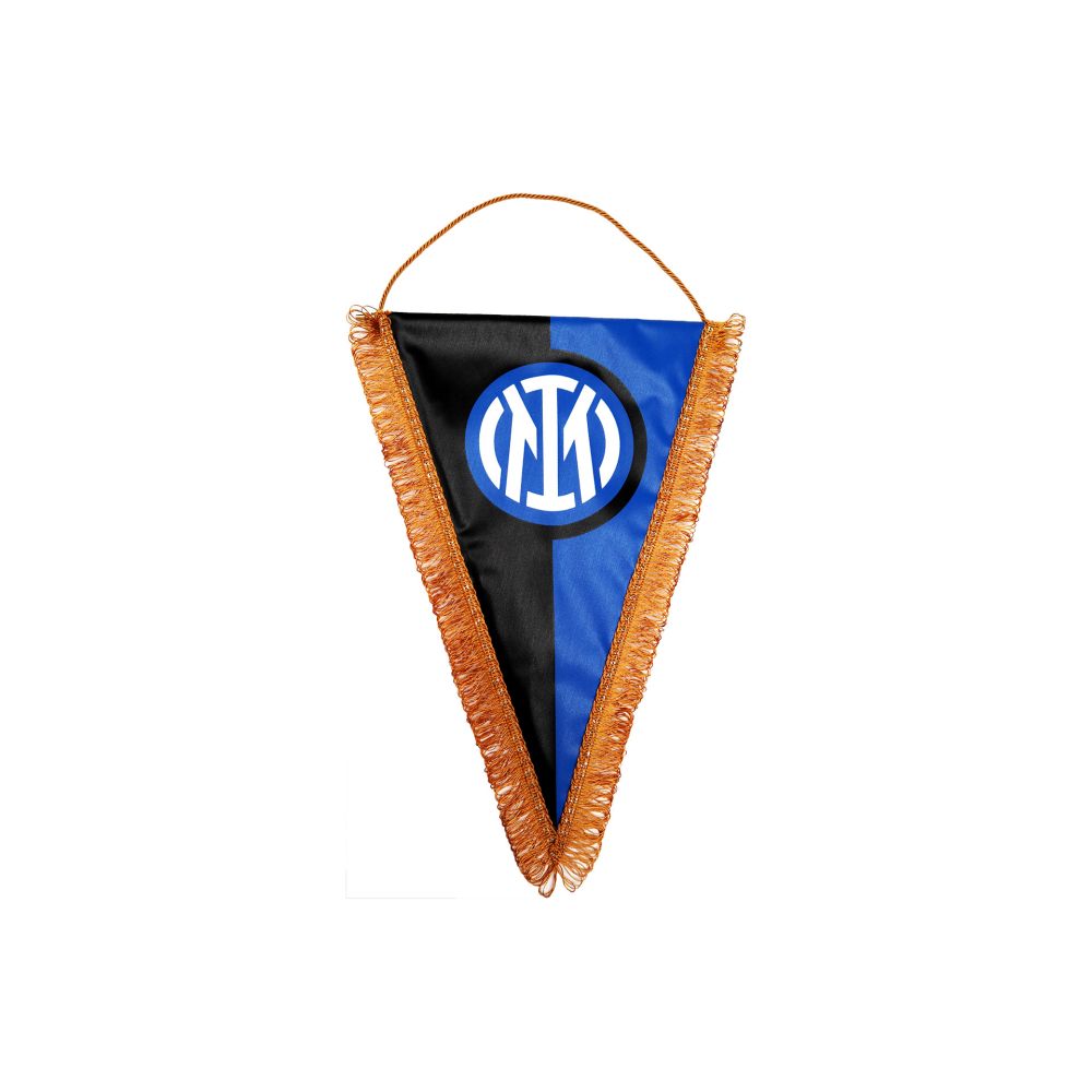 GAGLIARDETTO TRIANGOLARE PICCOLO 14X17 CM LOGO UFFICIALE INTER