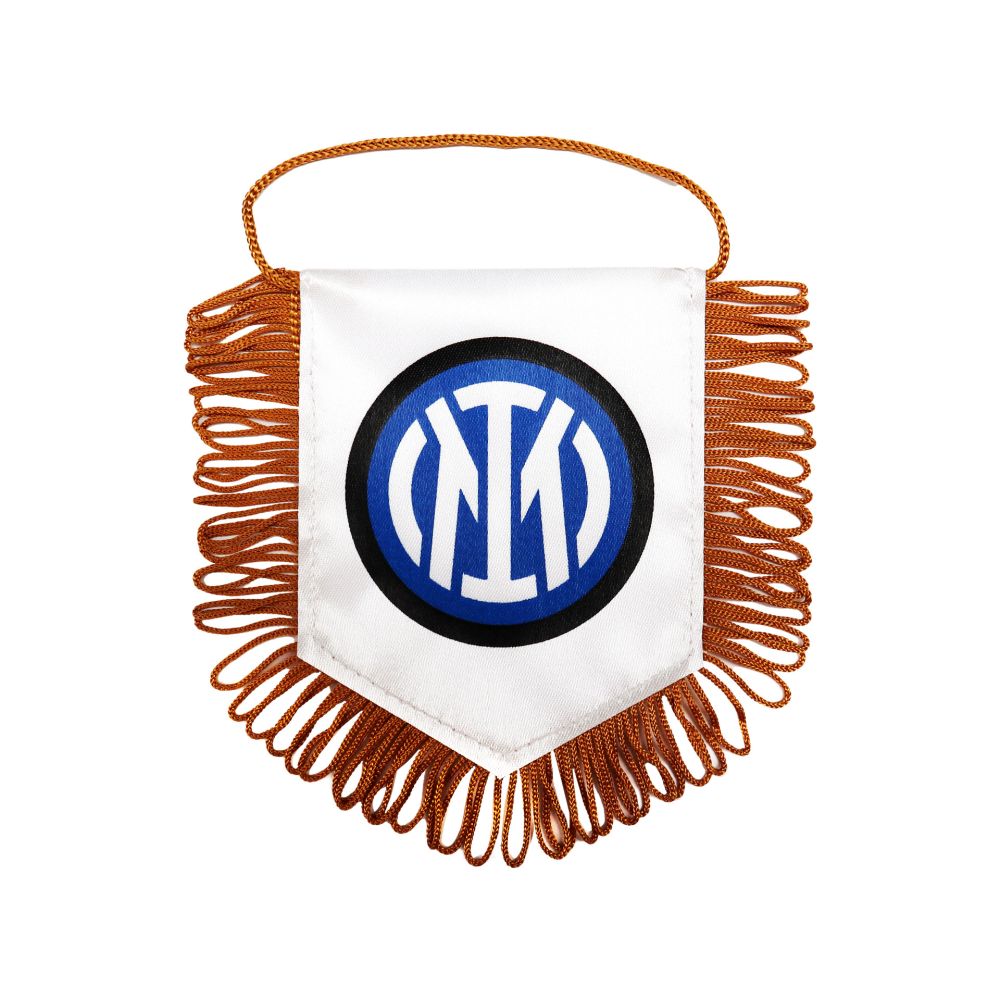 GAGLIARDETTO PENTAGONALE PICCOLO LOGO UFFICIALE INTER