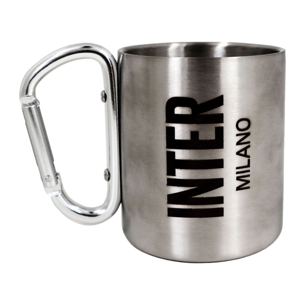 TAZZA MUG IN ACCIAIO CON MOSCHETTONE