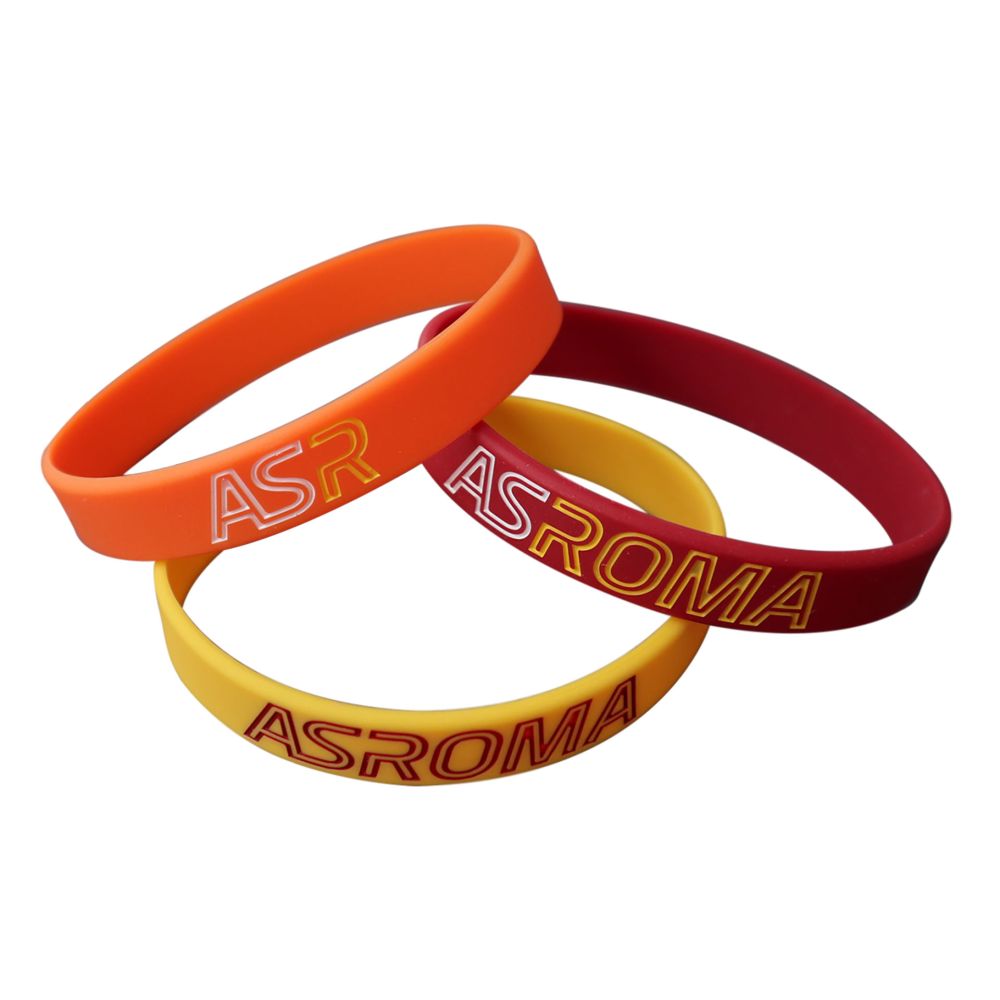 SET BRACCIALETTI IN SILICONE AS ROMA 1927