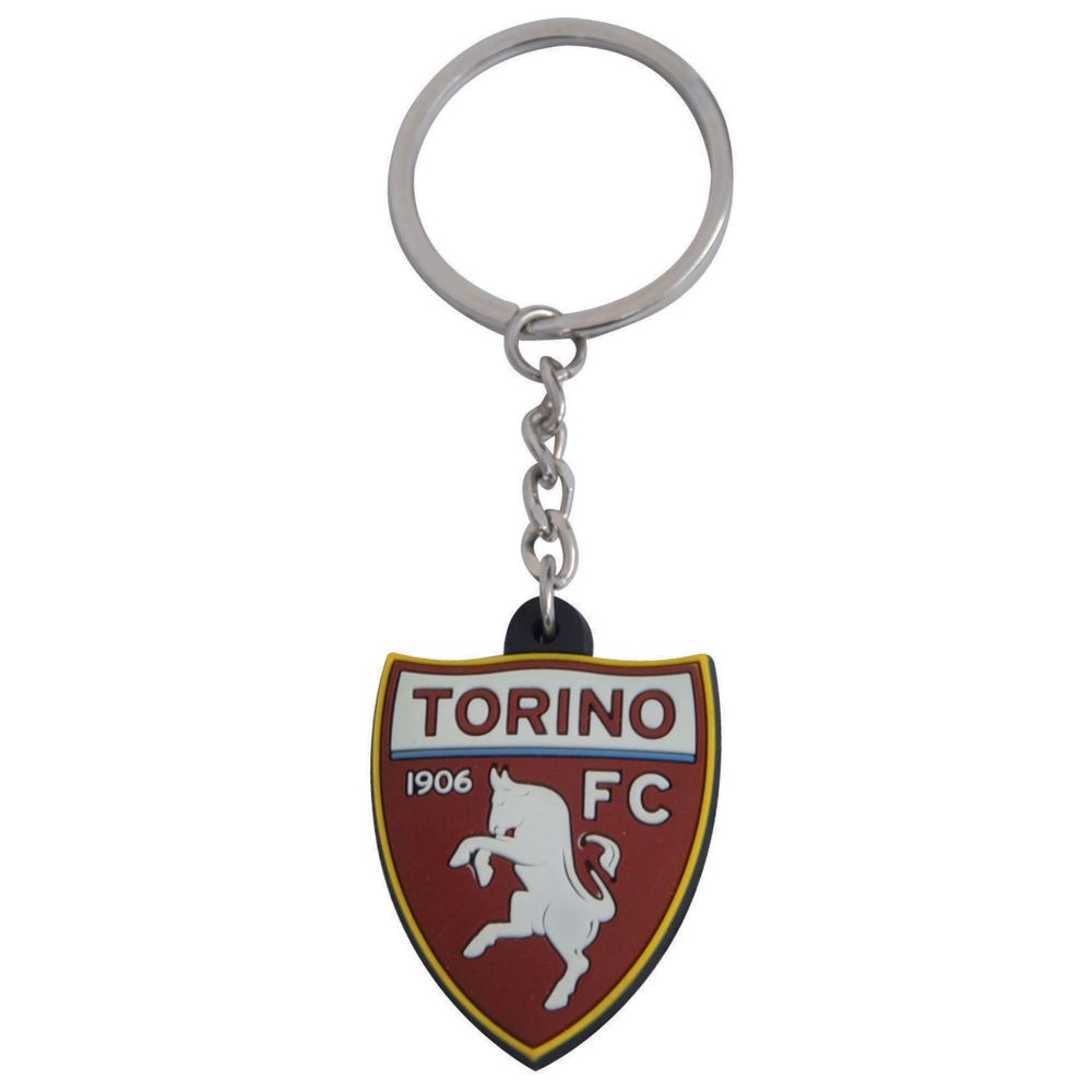 PORTACHIAVI IN PVC SCUDETTO LOGO UFFICIALE TORINO FC