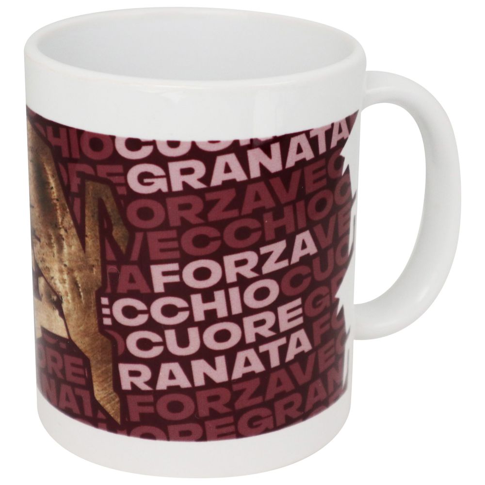 MUG IN CERAMICA FORZA VECCHIO CUORE GRANATA