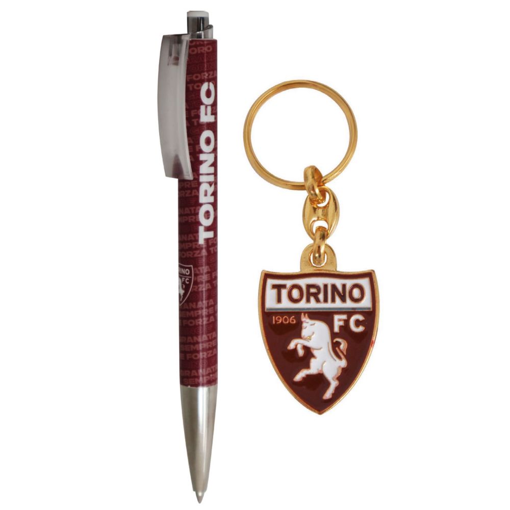 SET PENNA E PORTACHIAVI LOGO UFFICIALE TORINO FC