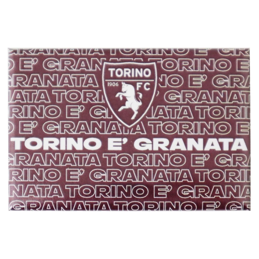 MAGNETE RETTANGOLARE STAMPATO TORINO E GRANATA