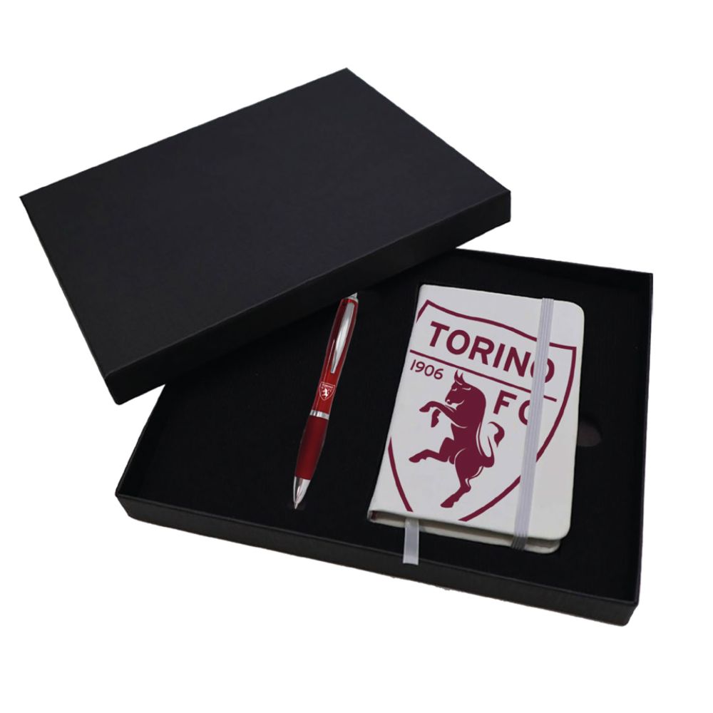 SET PENNA E BLOCCO APPUNTI 9X14 CM TORINO FC