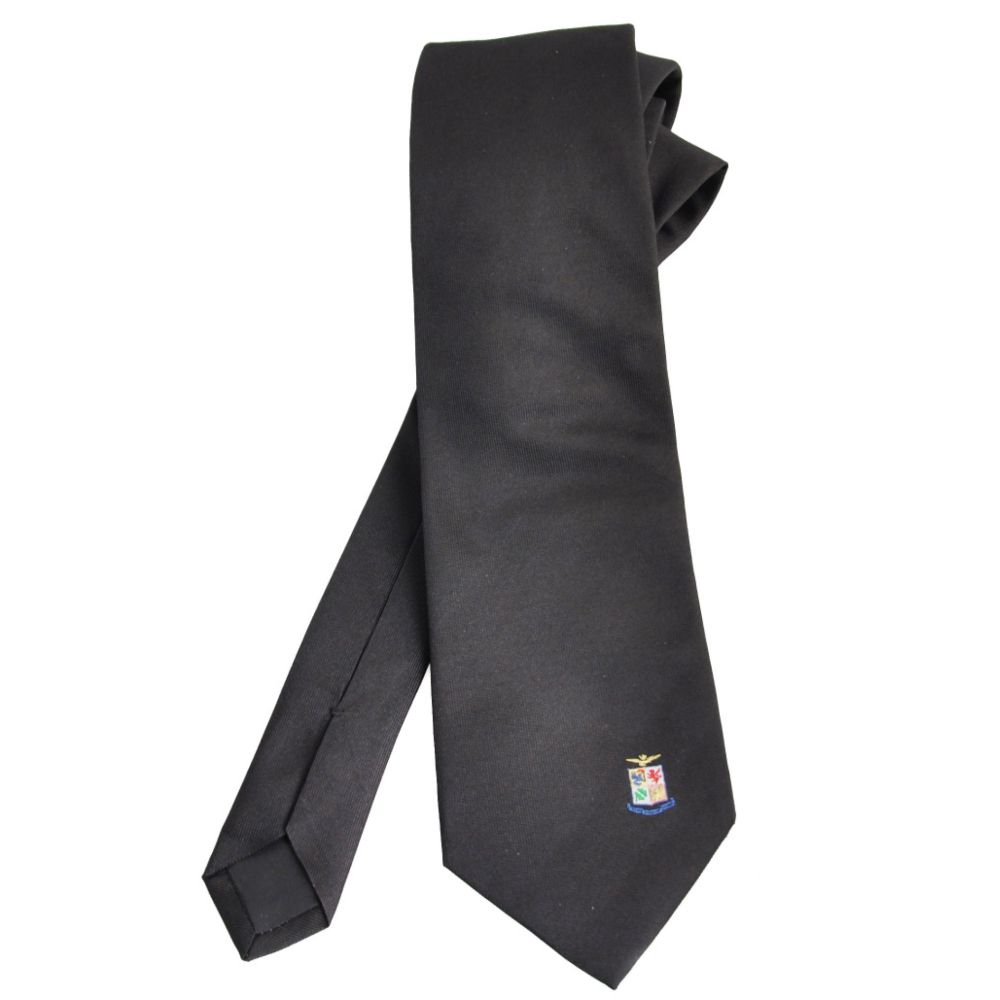 CRAVATTA STANDARD IN SETA NERA AERONAUTICA MILITARE