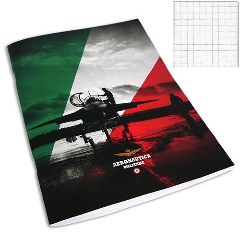 QUADERNO A.M. A4 A QUADRETTI 5 MM, DIMENSIONI 21x30 CM, DORSO 0,5 CM