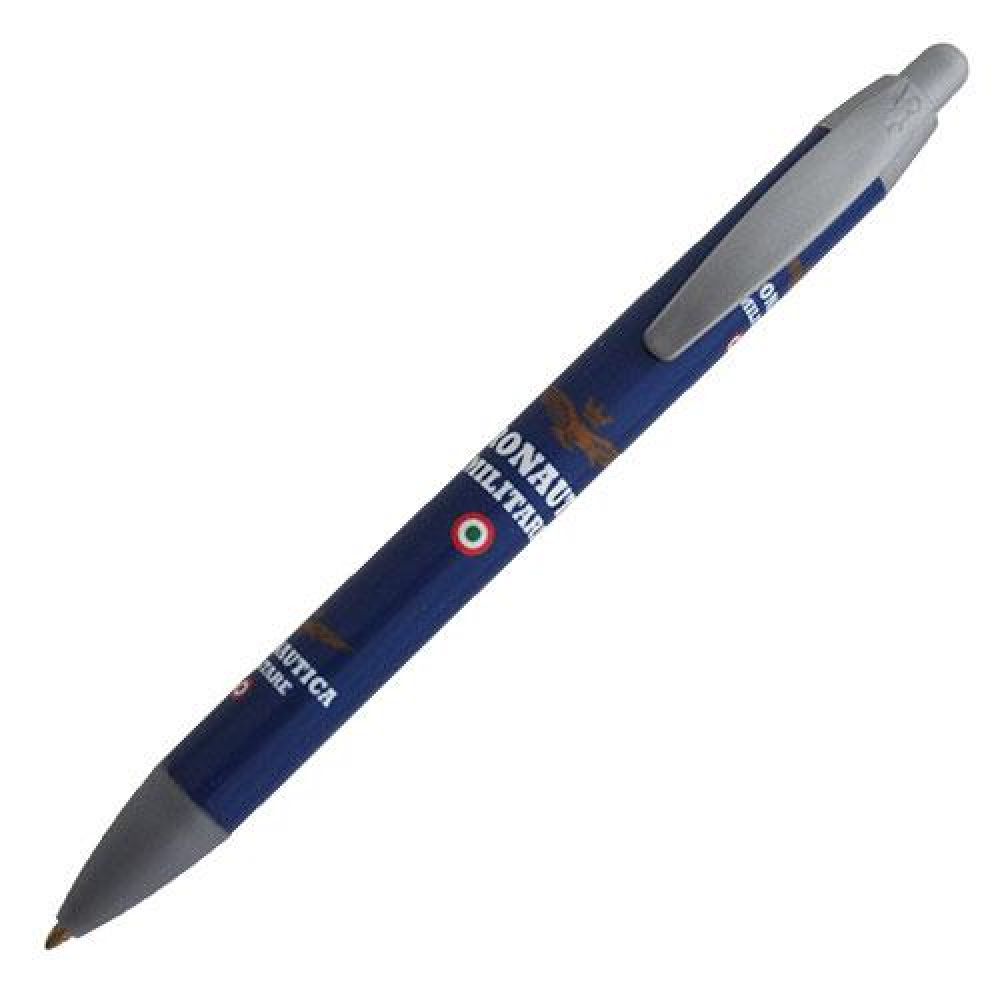 PENNA IN PLASTICA, REFILL BLU, FUSTO STAMPATO 360?, LOGO A.M.