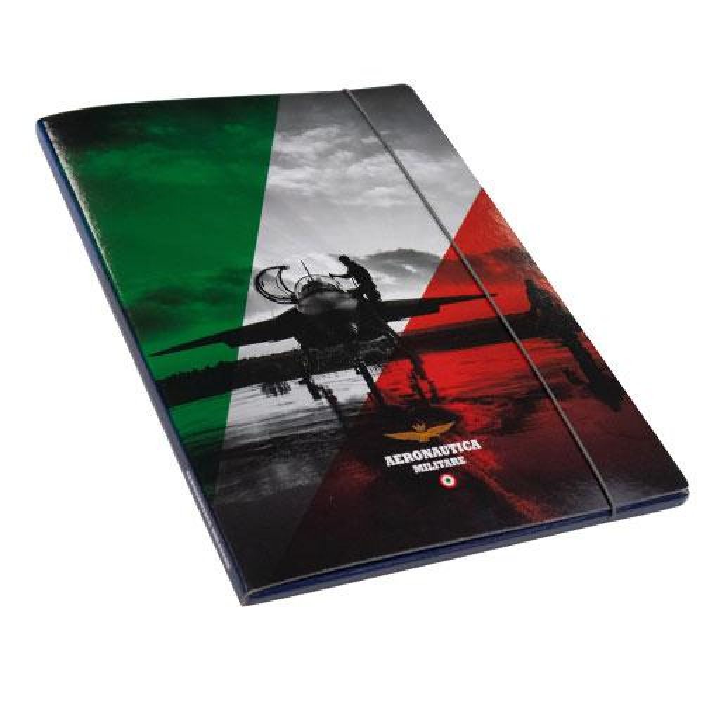 CARTELLINA A.M. IN CARTONE RIGIDO, TRE LEMBI INTERNI, CHIUSURA CON ELAST