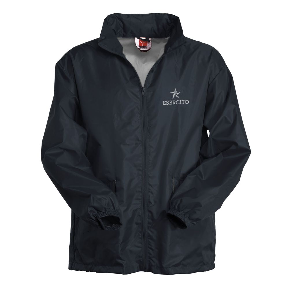 K-WAY ANTIVENTO BLU NAVY ESERCITO ITALIANO