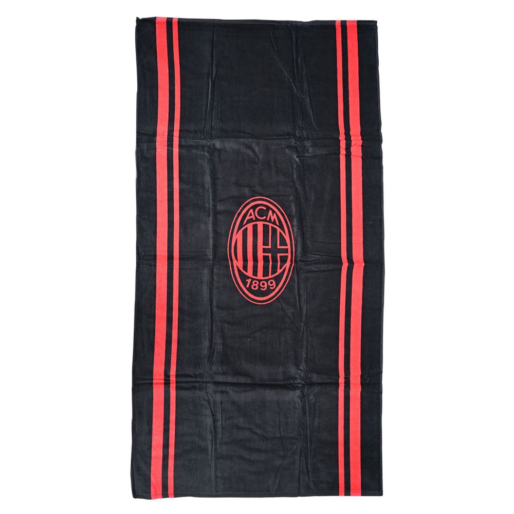TELO MARE IN SPUGNA 90X170 CM LOGO MILAN