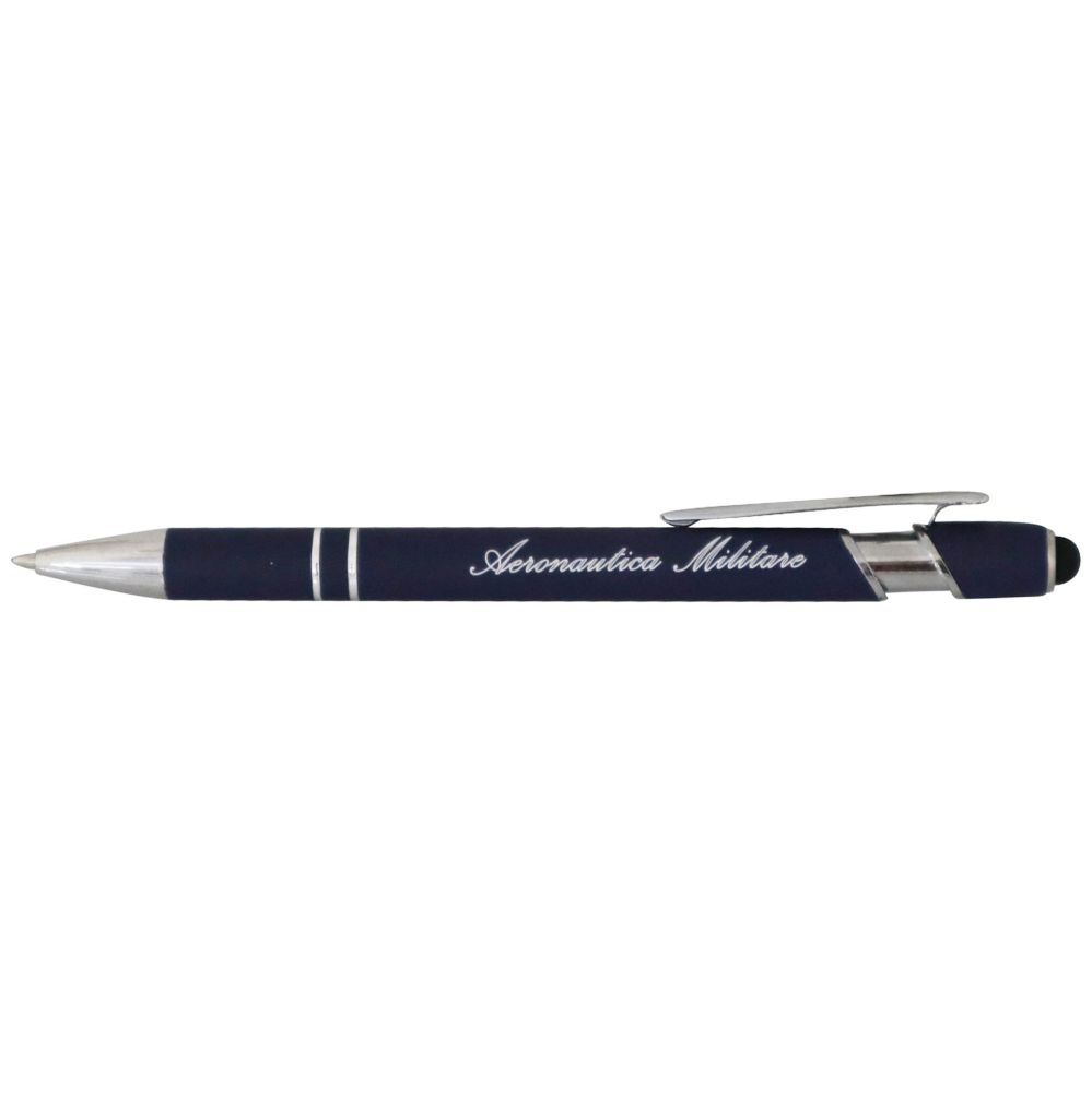 PENNA IN ALLUMINIO BLU RIVESTIMENTO UV LOGO AM