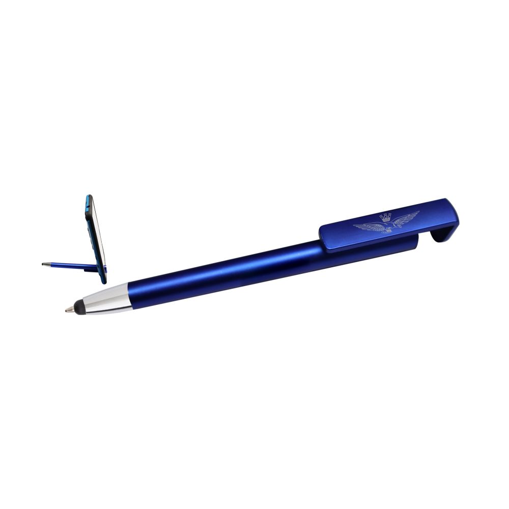 PENNA IN METALLO ABS E SUPPORTO SMATPHONE