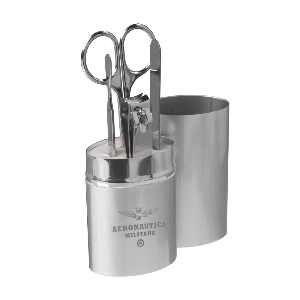 SET MANICURE CON CUSTODIA IN ALLUMINIO AM