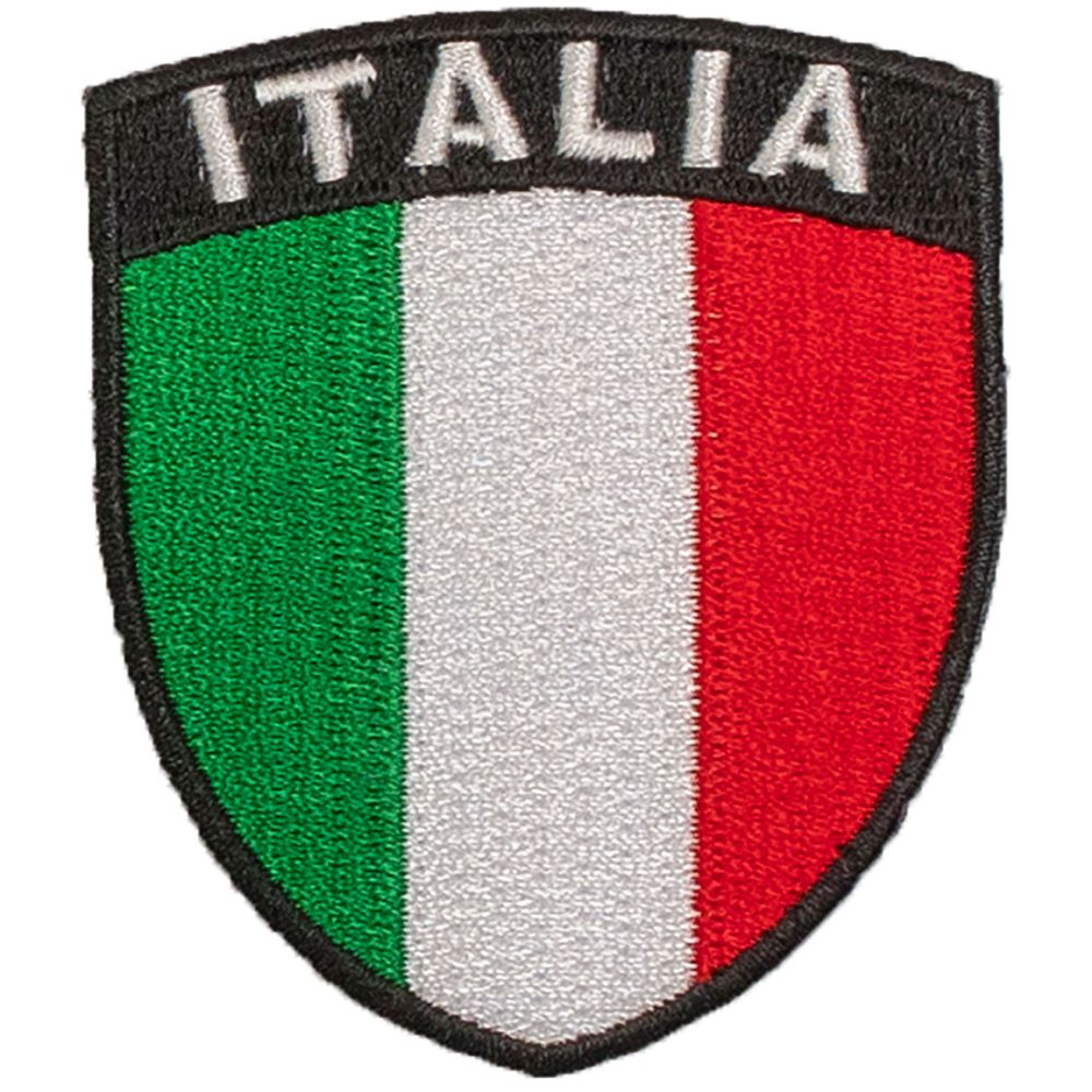 PATCH ITALIA RICAMATA DA CUCIRE 55X65 MM