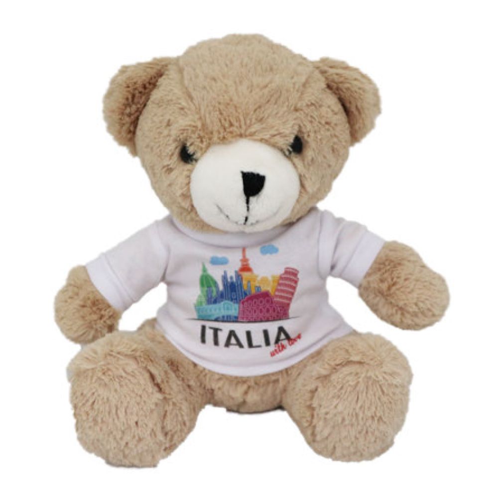 ORSETTI DI PELUCHE 100 % POLIESTERE MEDIO H. 18 CM