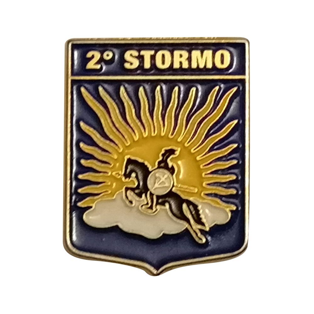 DISTINTIVO DA CAMICIA 25X32MM IN METALLO 2 STORMO