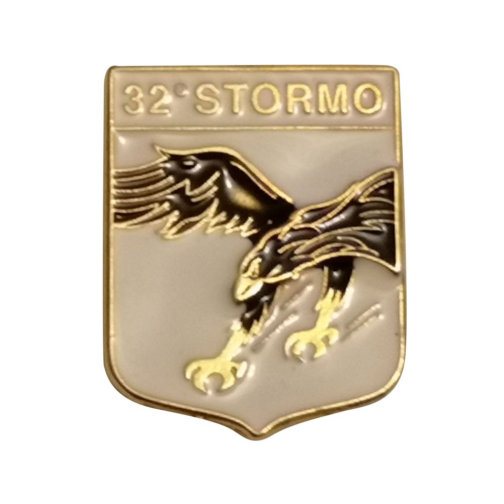DISTINTIVO DA CAMICIA 25X32MM IN METALLO 32 STORMO
