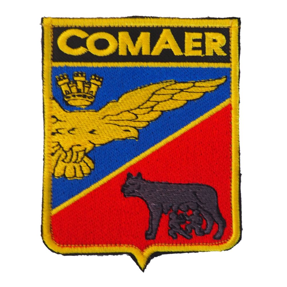 PATCH DISTINTIVO RICAMATO CON VELCRO 70X90 MM COMAER