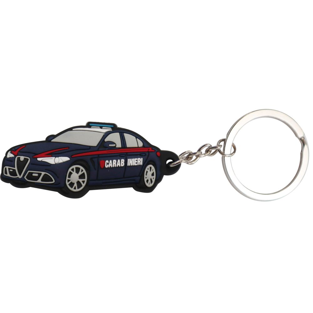 PORTACHIAVI IN GOMMA MORBIDA GIULIA CARABINIERI