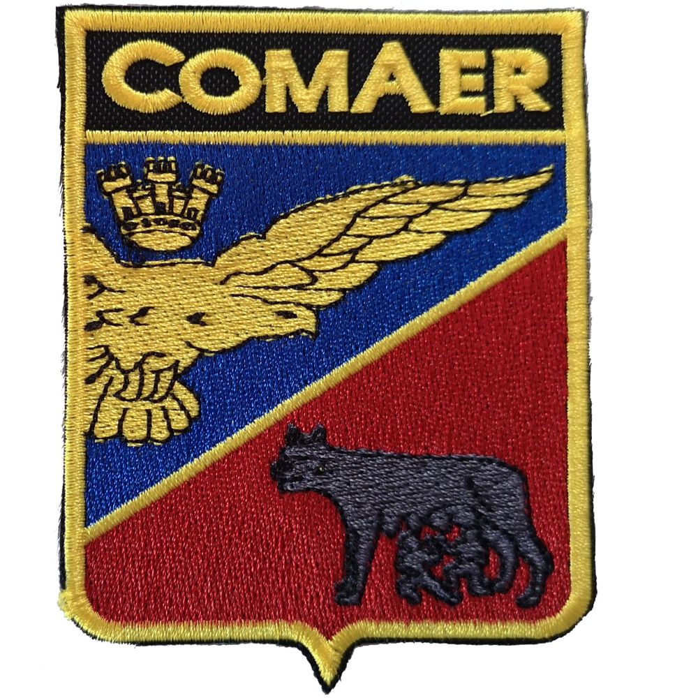 PATCH DISTINTIVO RICAMATO DA CUCIRE 70X90 MM COMAER