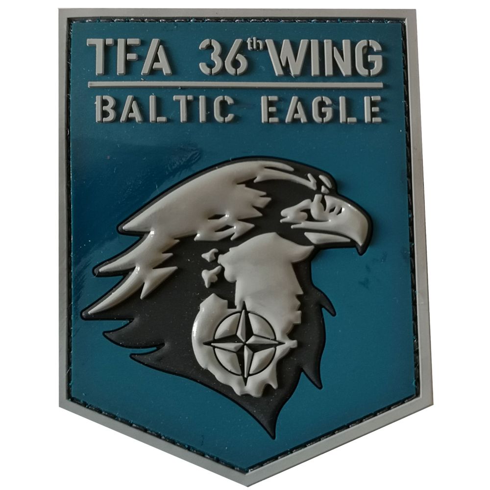 PATCH DISTINTIVO GOMMATA CON VELCRO 70X90 MMTFA 36 WING